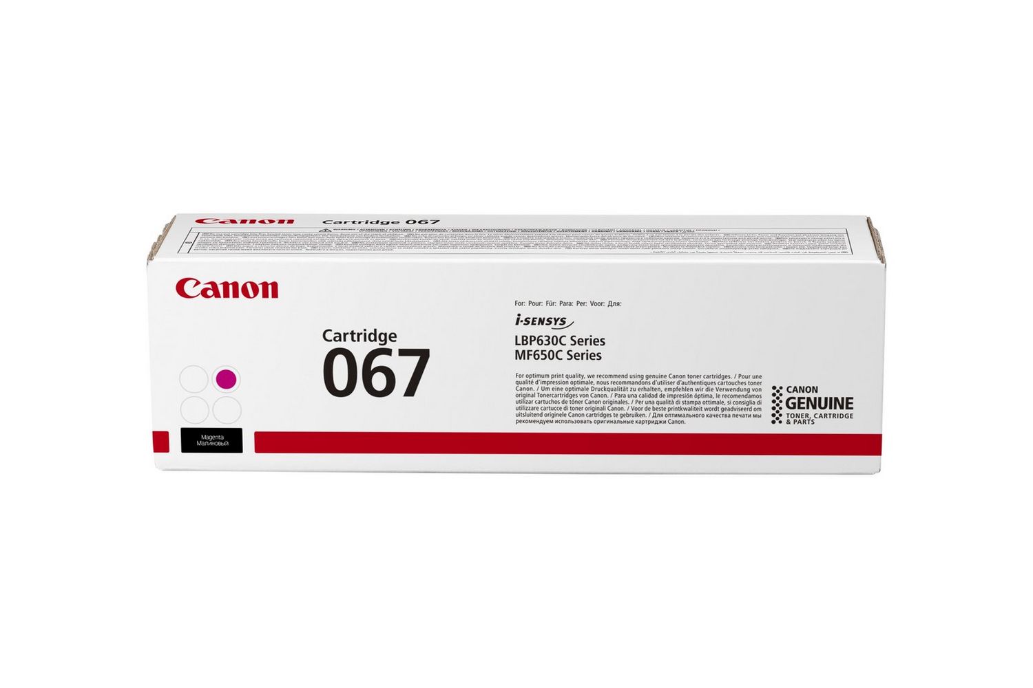Cartouche de toner CANON 067 magenta